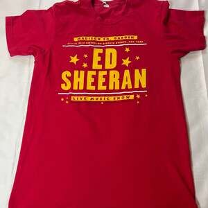 Ed Sheeran - MSG - 2013 Concert Tour T Shirt - Madison Square Garden - medium